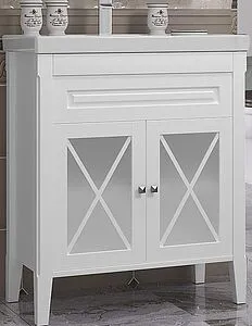 Тумба-умывальник напольная Opadiris Палермо 80 белый 00-00002353+031200-u Тумба-умывальник напольная Opadiris Палермо 80 белый 00-00002353+031200-u, 1