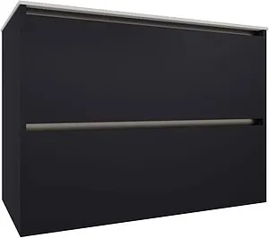 Тумба-умывальник подвесная Allen Brau Activity 90 антрацит/олива браш 1.34013.AM+ Тумба-умывальник подвесная Allen Brau Activity 90 антрацит/олива браш 1.34013.AM+, 4